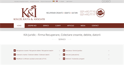 Desktop Screenshot of kia-juridic.ro